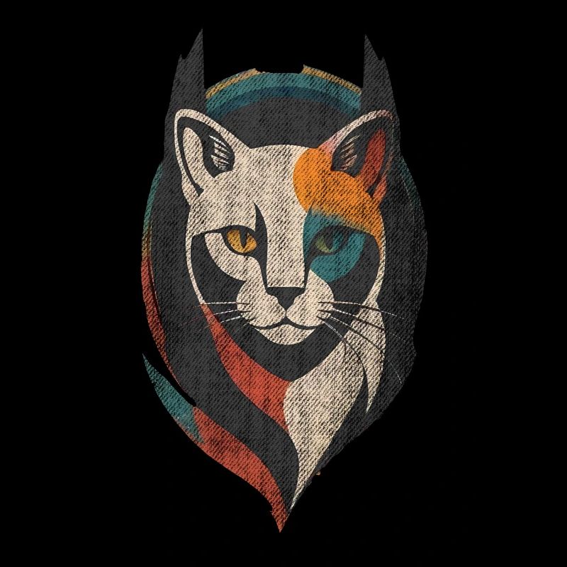 Für Katzenfans Katze Kunst