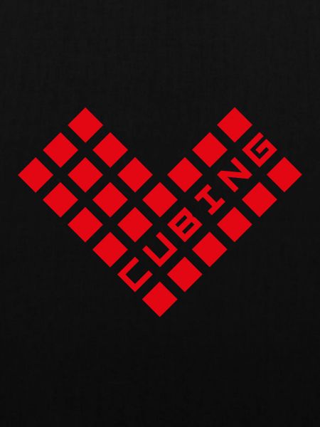 Herzwürfel. Cubing-Cube-Cuber-Speedcubing