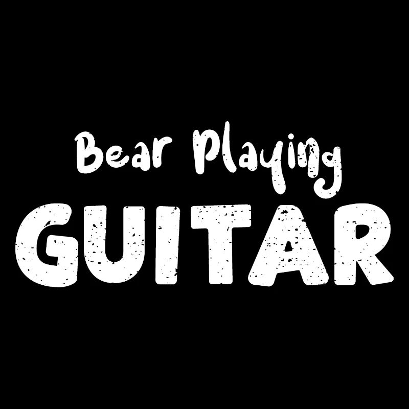 Bear Playing Guitar - Bear