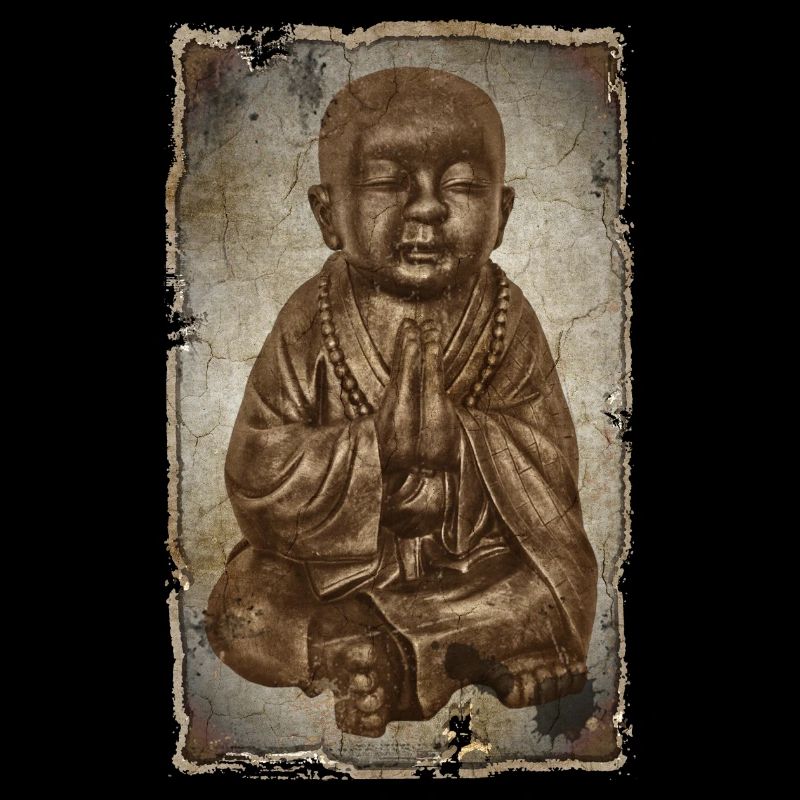 Moine bouddhiste - style antique