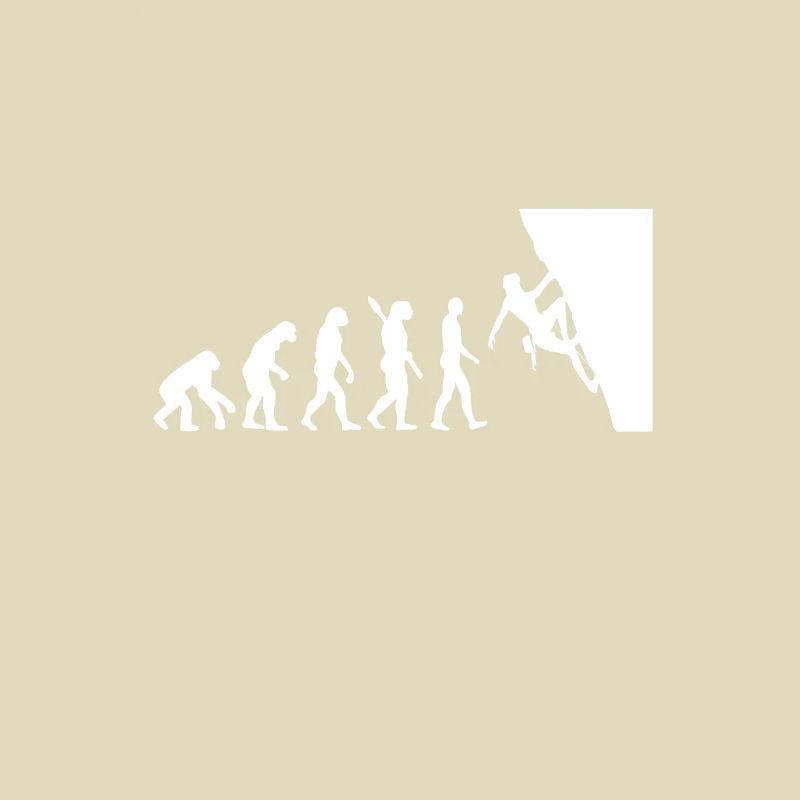 Evolution Bergsteigen Bergsteiger