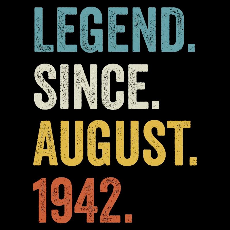 80 Years Old Legend Since August 1942 80th