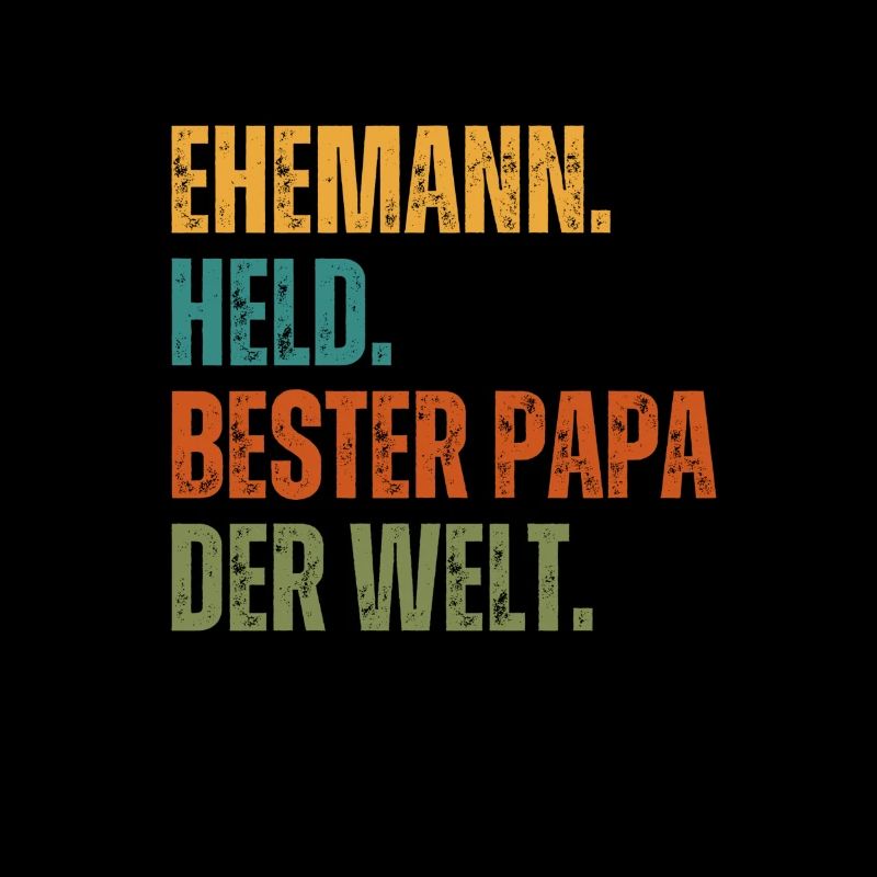 Ehemann Held bester Papa der Welt Geschenk