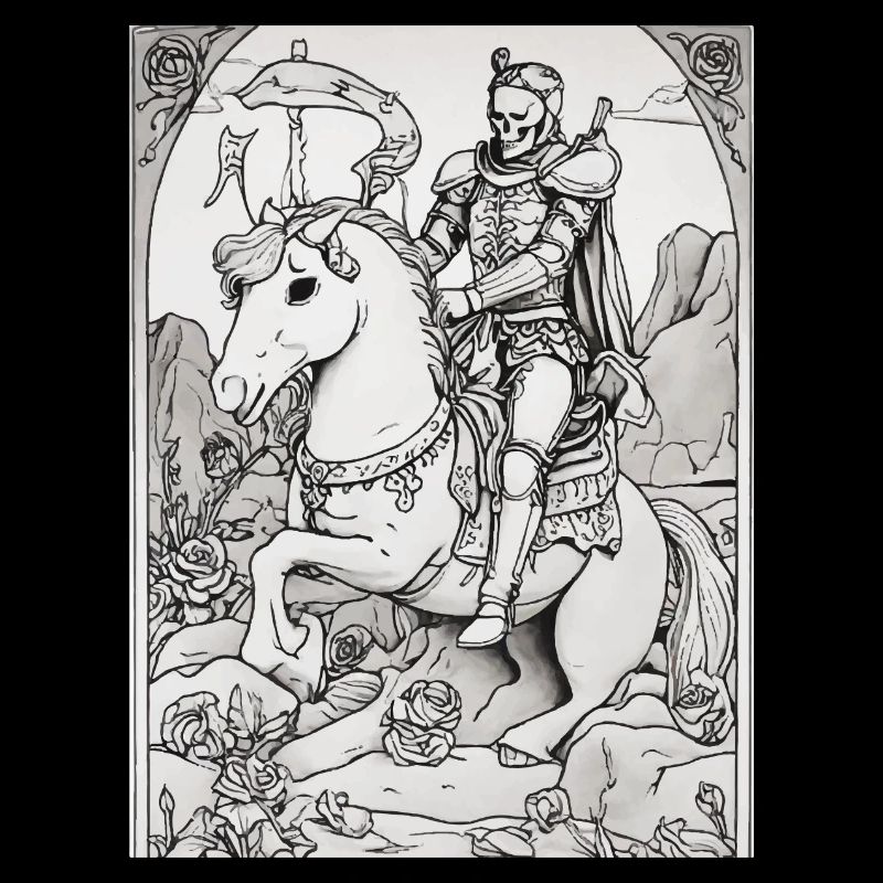 Der Tod auf einem Pferd