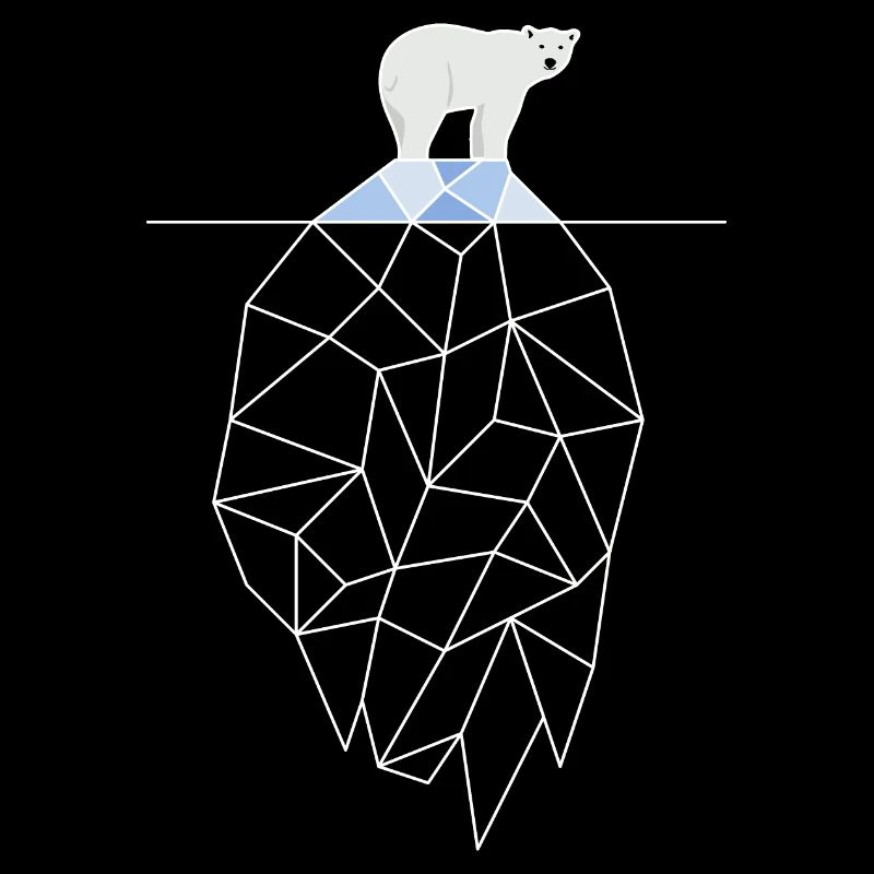 Eisbär auf Eisberg