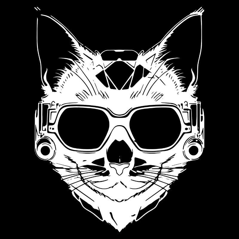 Steampunk Stil Katze