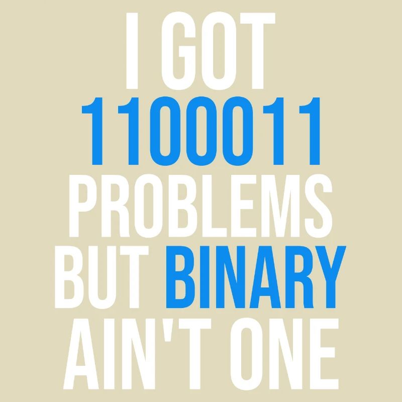I got 99 problems but binary ain't one