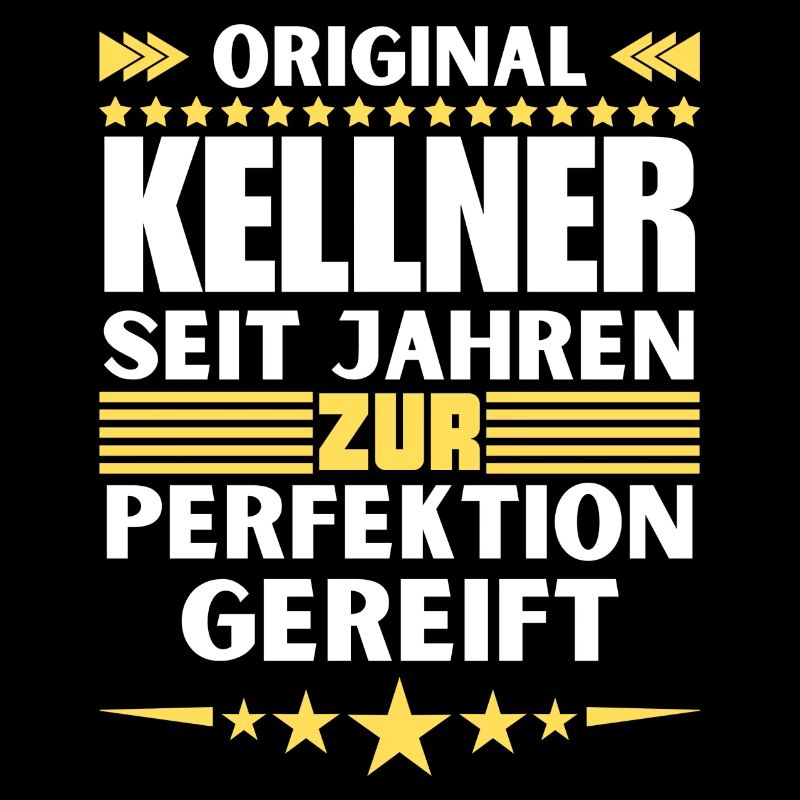 Zur Perfektion gereifter Kellner