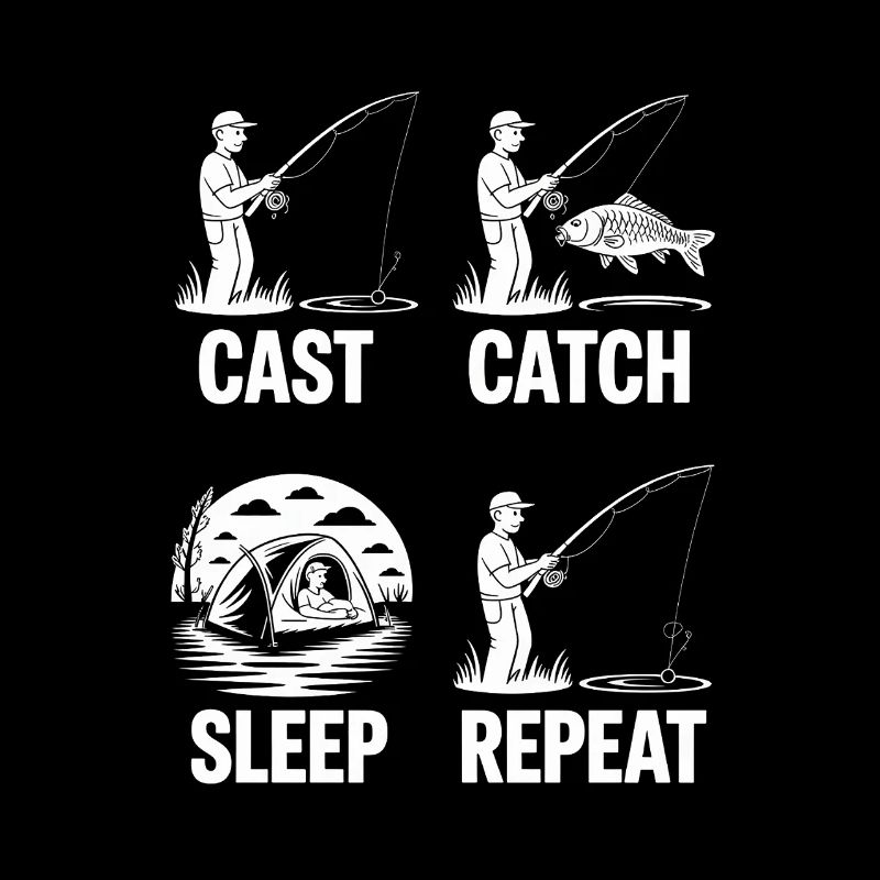 Cast Catch Sleep Repeat – Mode de vie de la pêche à la carpe