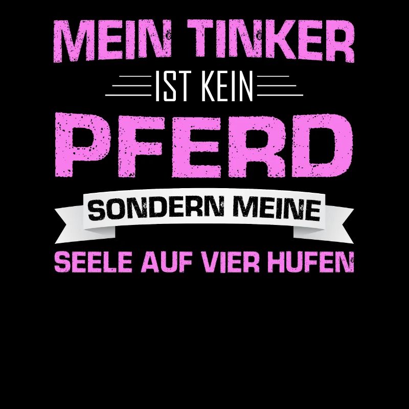 Tinker Pferd Reiter Geschenk
