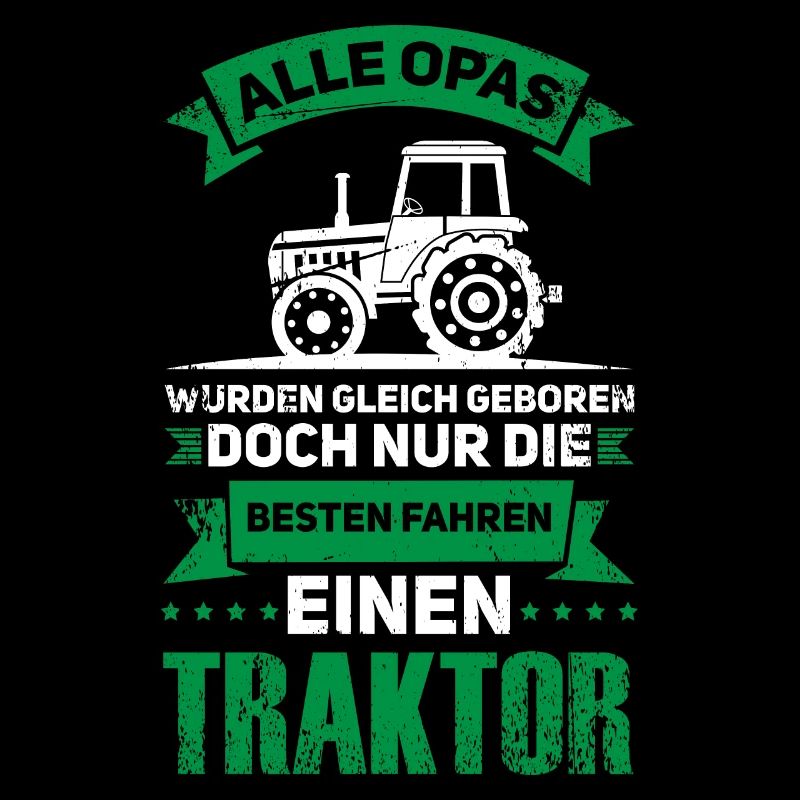 Opa Traktor Fahrer Geschenk