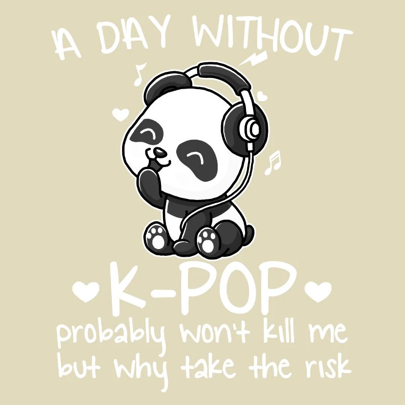 K-pop Panda K-pop compartiments K-pop cadeau