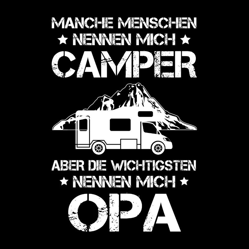 Camping Opa Wohnmobil Geschenk
