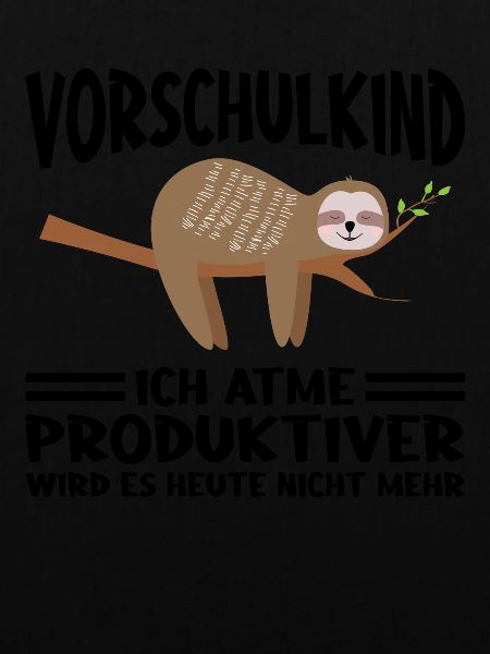 Vorschule Faultier Schulbeginn Geschenk