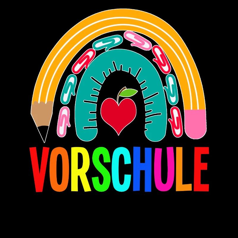 Vorschule Regenbogen Vorschulkind Geschenk