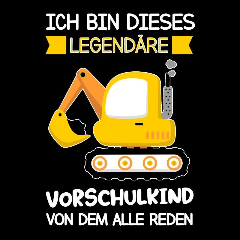 Vorschule Bagger Vorschüler Geschenk
