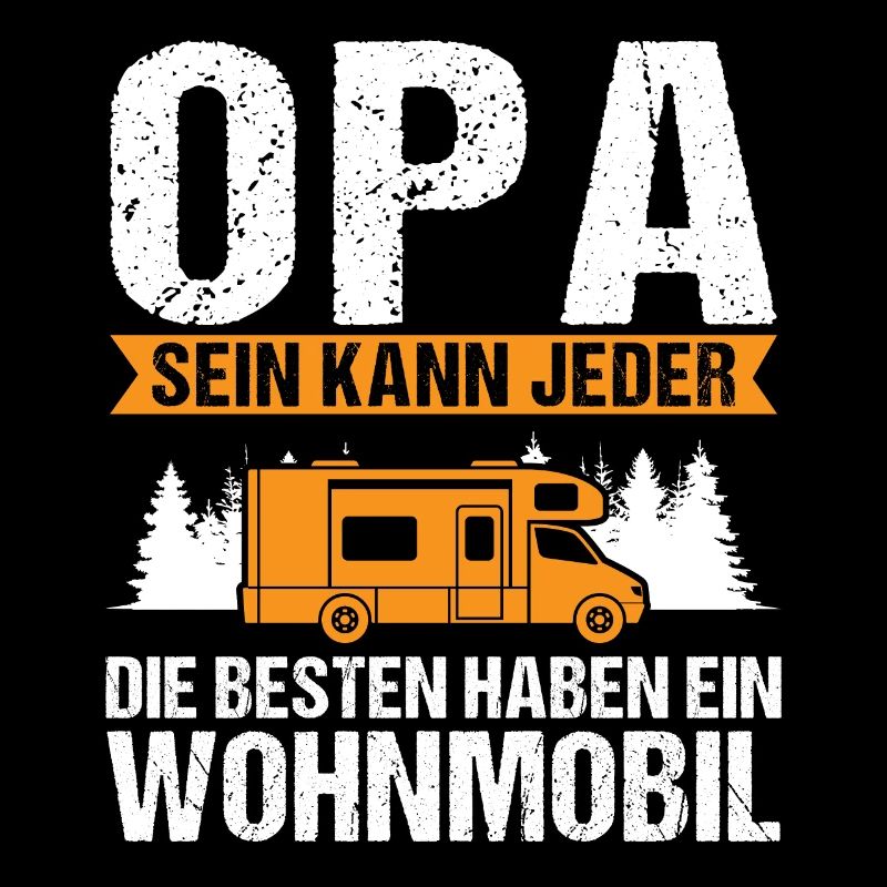 Campen Opa camper Wanderung Geschenk