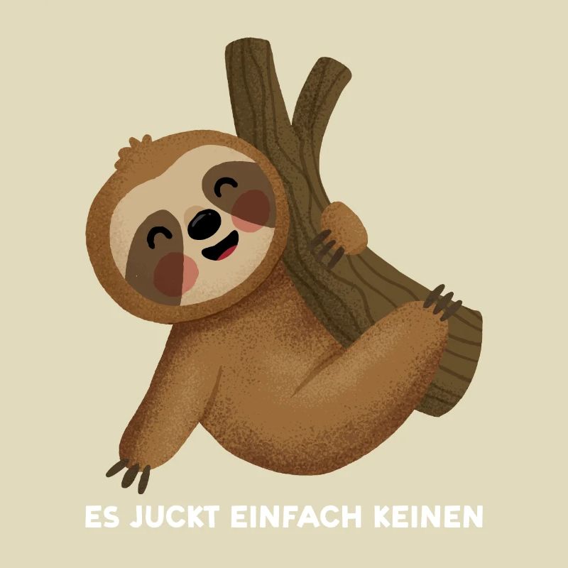 Faultier Sarkasmus Schwarzer Humor Geschenk