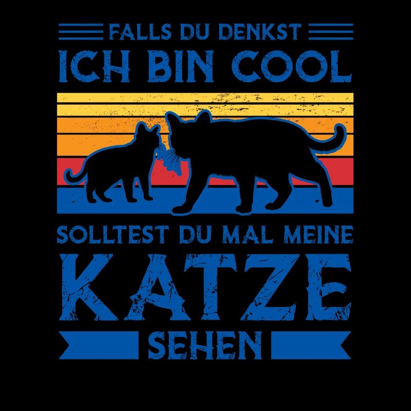 Katze Tier Katzenhalter Geschenk