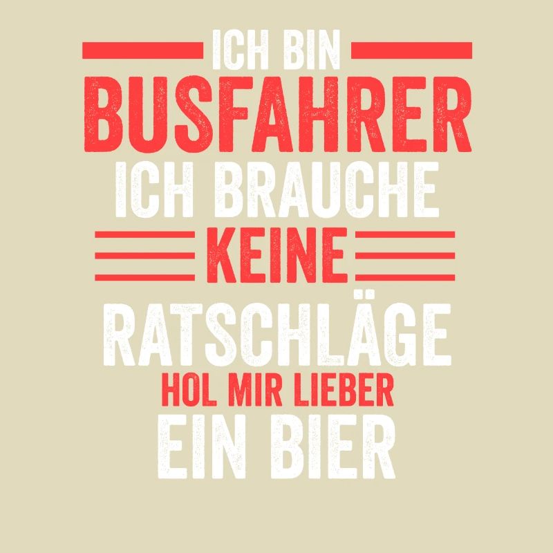 Busfahrer Bier Schulbus Geschenk