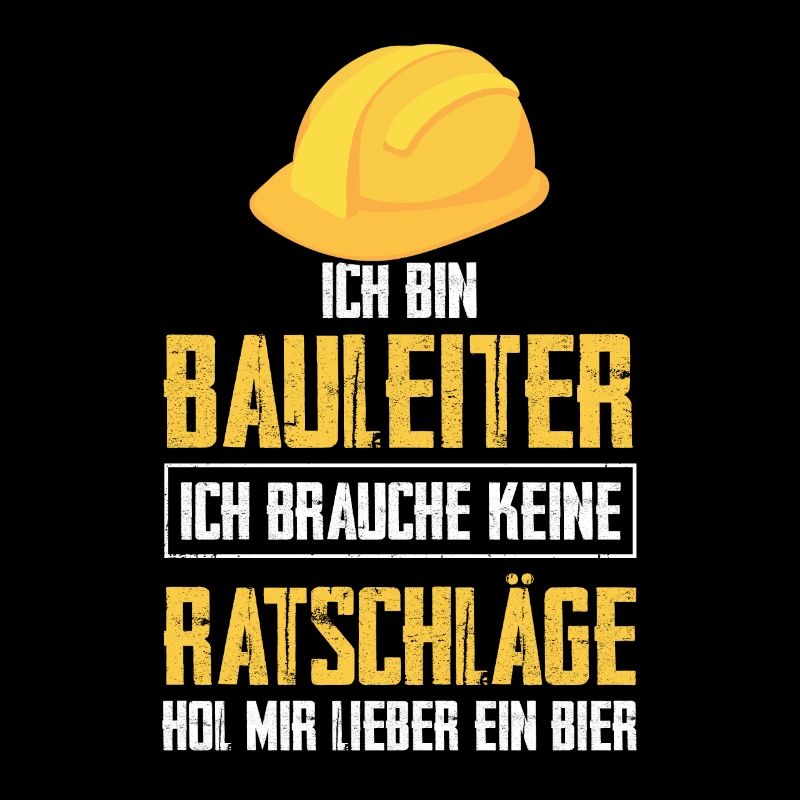 Bauleiter Bier Bauarbeiter Geschenk