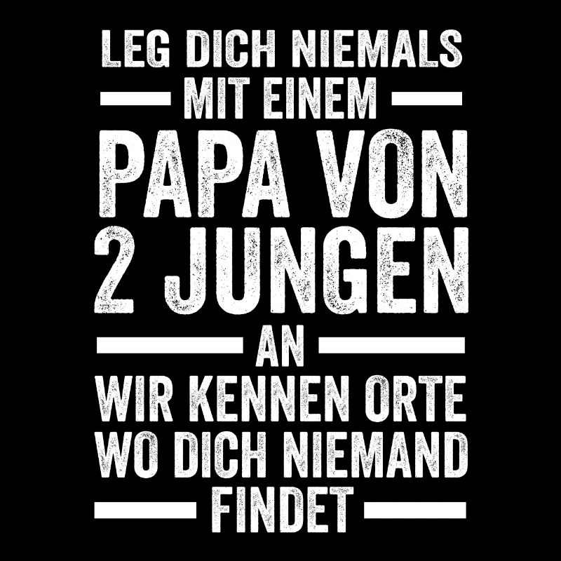 Papa 2 Söhne Papa von 2 Jungs Geschenk