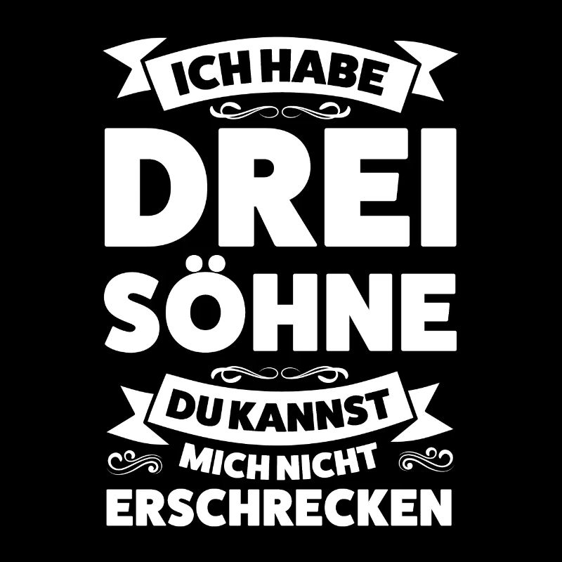 Eltern 3 Söhne Papa von 3 Söhnen Geschenk