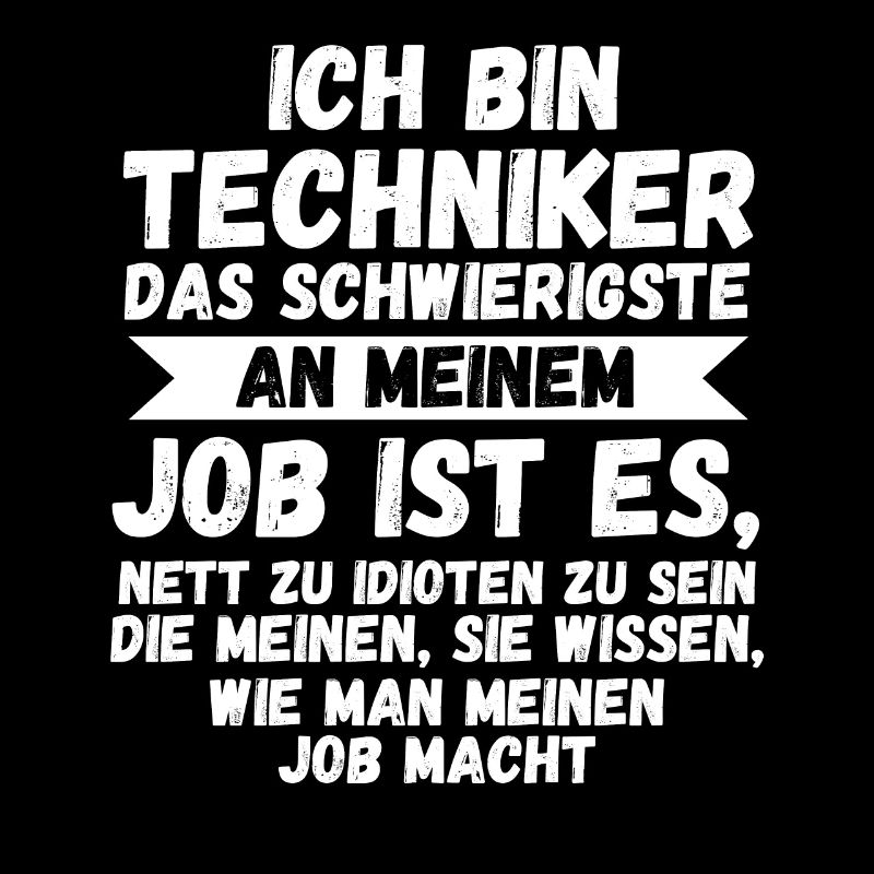 Techniker Beruf Technik Geschenk