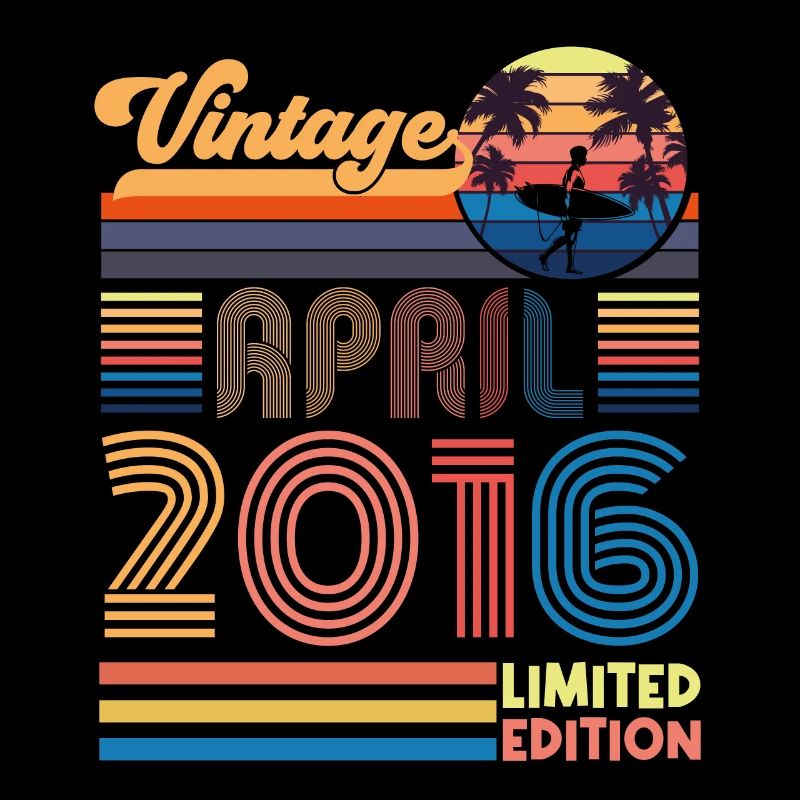 Geburtstag April 2016 April. April 2016 Geschenk.