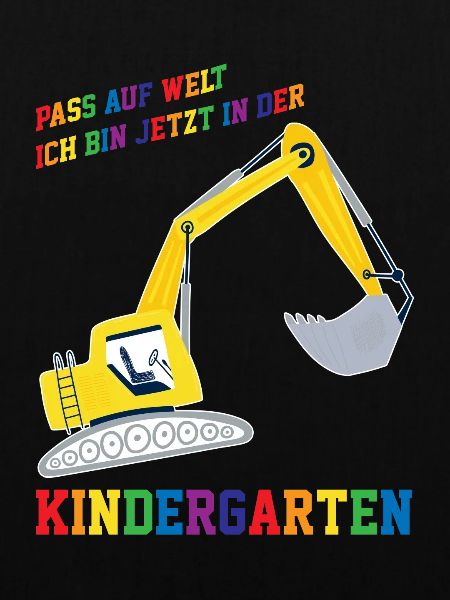 Kindergarten Bagger Kita-Anfang Geschenk