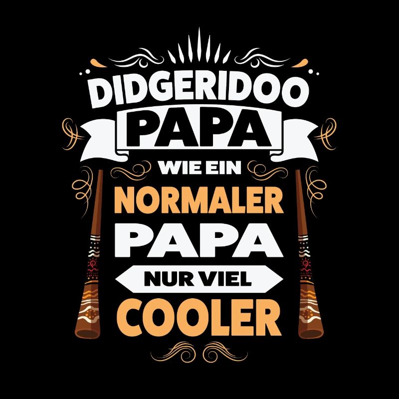 Didgeridoo Papa Didgeridoo-Spieler Geschenk
