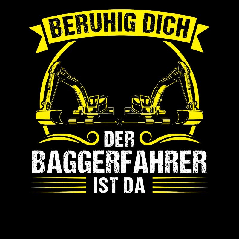Baggerfahrer Beruf Bagger-Fahrer Geschenk
