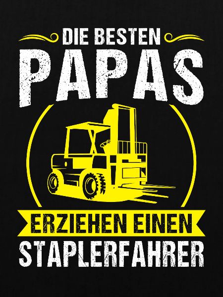Staplerfahrer Papa Logistiker Geschenk