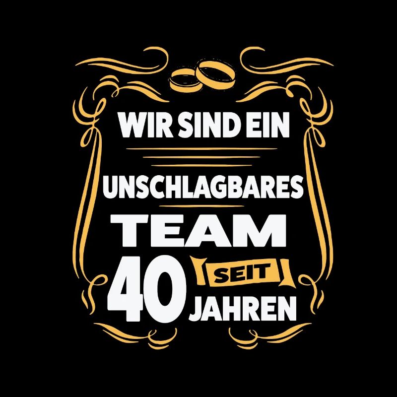 40 Jahre Ehe Ehepaar Rubinhochzeit Geschenk