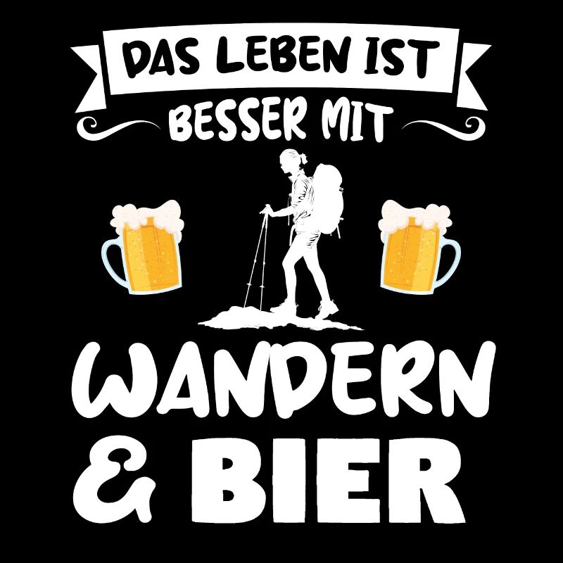 Wandern Bier Berg Geschenk