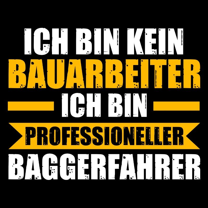 Baggerfahrer Job Baumaschine Geschenk