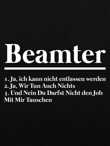 Beamter Beruf Amt Geschenk
