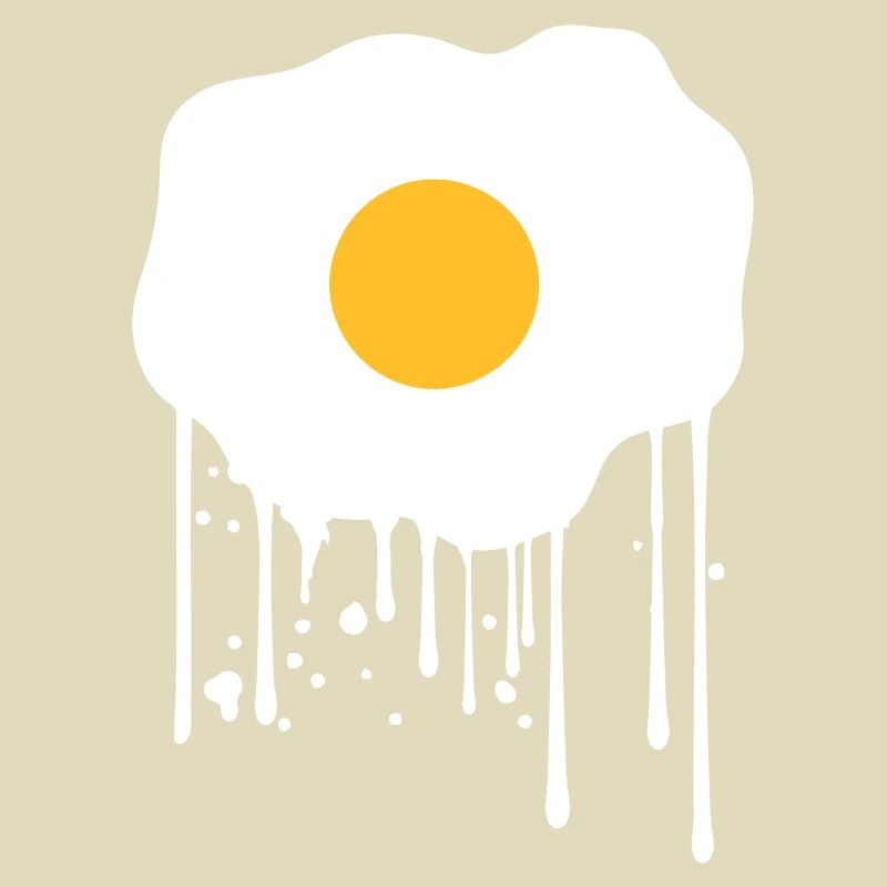spray drop graffiti stamp fried egg food lec