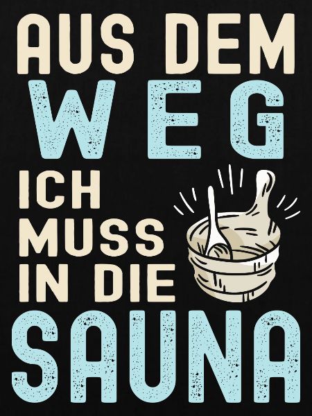 Lustiger Sauna Spruch