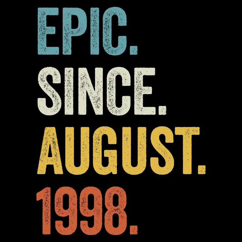 25 Years Epic Since August 1998 25th Birthday