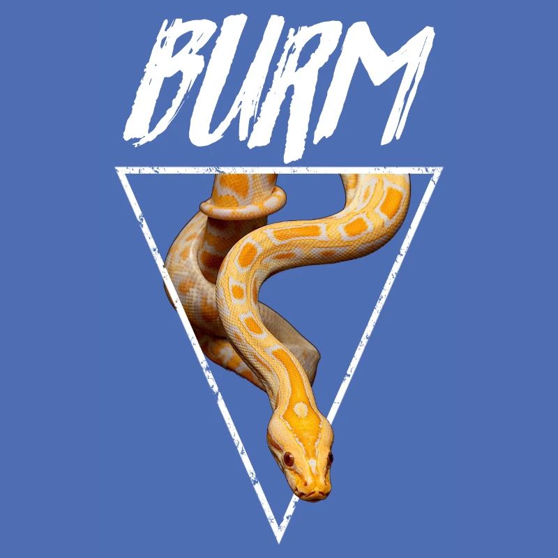 Albino Birmese Python Snake Owner