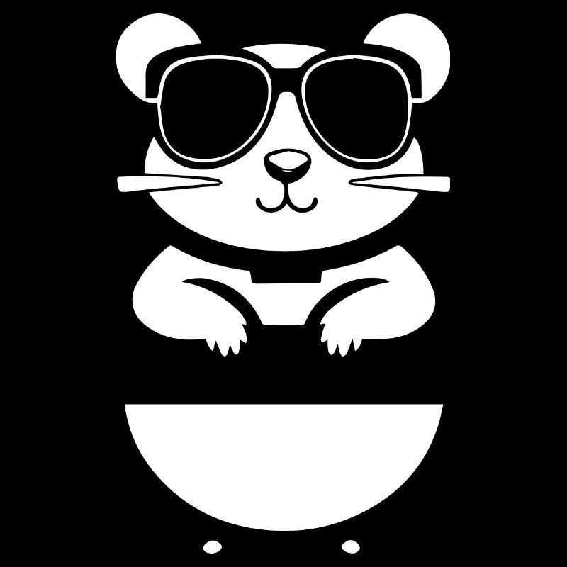 Funny Hamster with Sunglasses Hamsters
