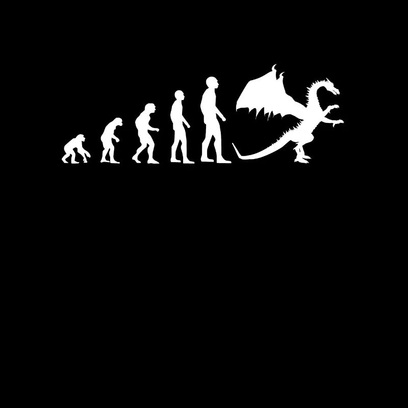 evolution jdr dragon man humor role-playing game