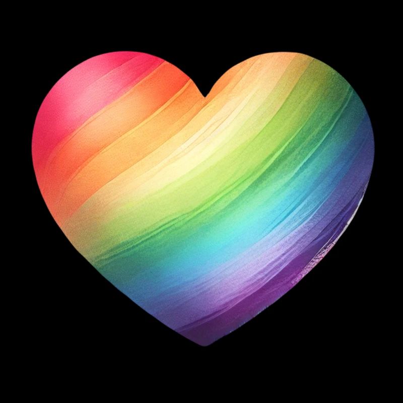 HERZ - REGENBOGENFARBEN