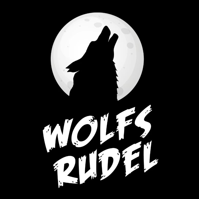 Wolfsrudel Wolf Mond
