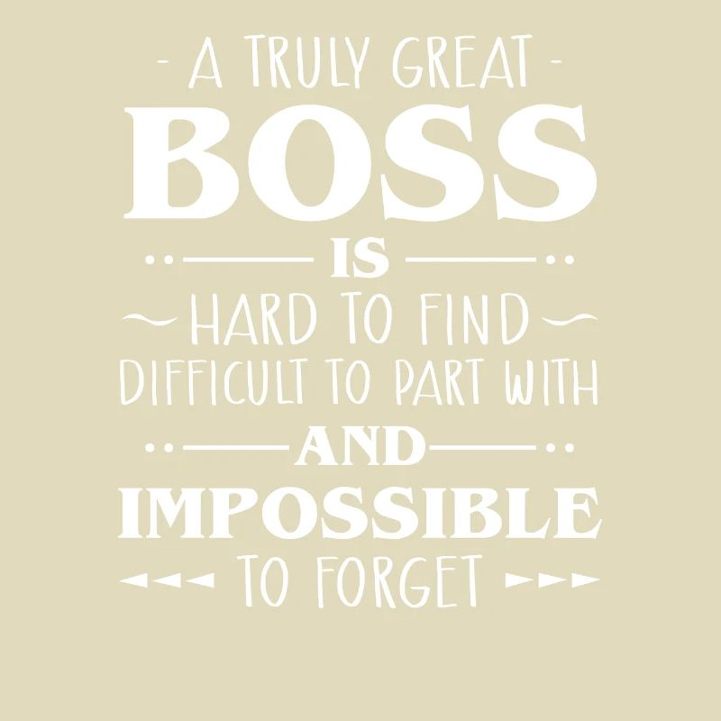 A Truly Great Boss Is ... Chef Geschenk