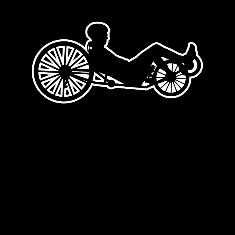 Liegerad Geschenk Shirt