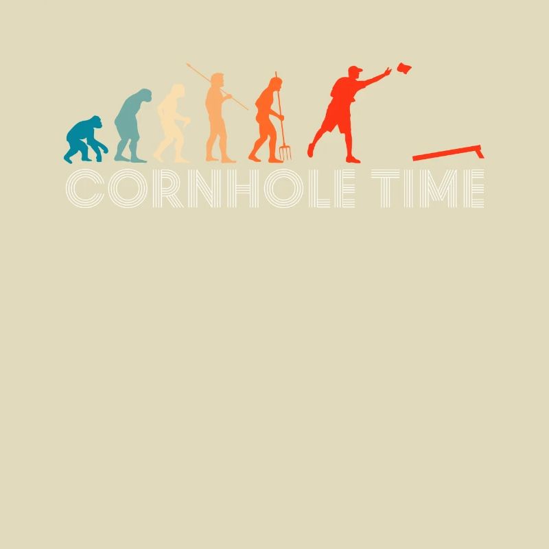 Evolution Cornhole Time Vintage Retro