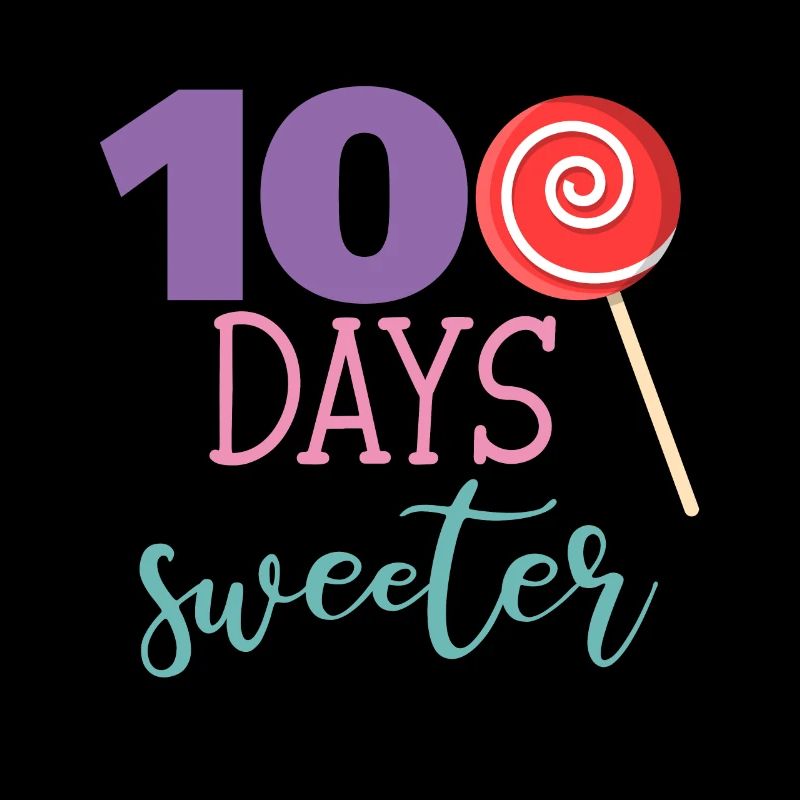 100 Days Sweeter Shirt Geschenk