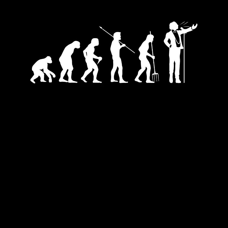 Evolution Opern Sänger Shirt Geschenk